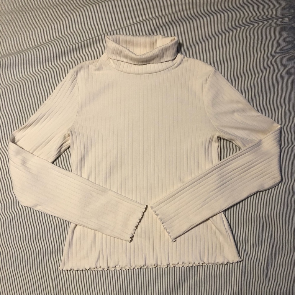 White turtleneck